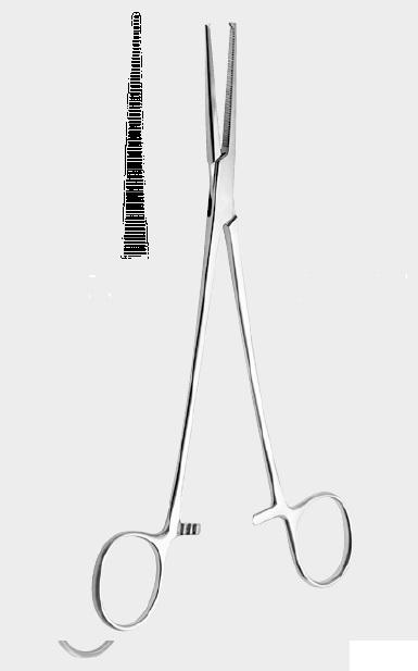 Затискач ГАЙССА (HEISS) кровоспинний, прямий, 20 см (cm). Бренд: Zepf (Зепф).